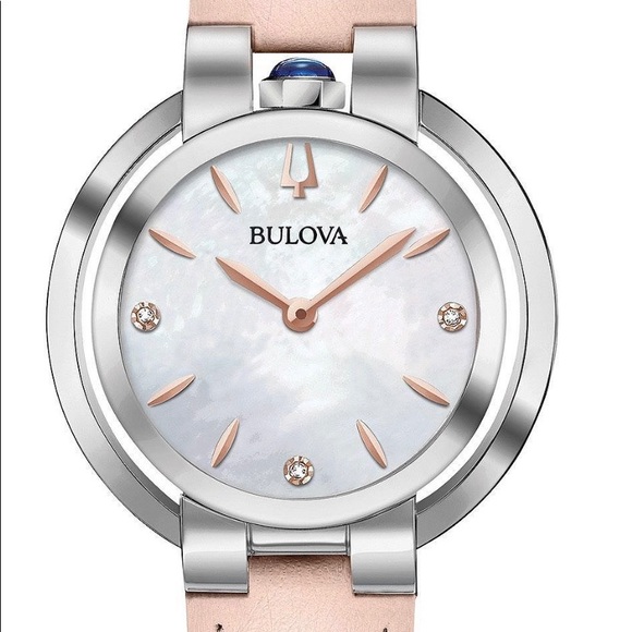 Bulova Womens Rubaiyat Quartz Diamond Accent Watch